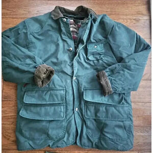 Maxwear Removable Insulated Lined Size M Field Utility Jacket Coat Green USA